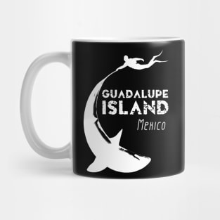 Guadalupe Island Shark Diving Mug